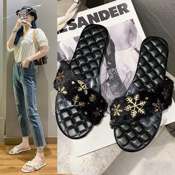 women's shoes summer outside pu slippers non-slip solid soft bottom slipper sandals ladies flat tenis feminino, Black
women's shoes summer outside pu slippers non-slip solid soft bottom slipper sandals ladies flat tenis feminino, Black