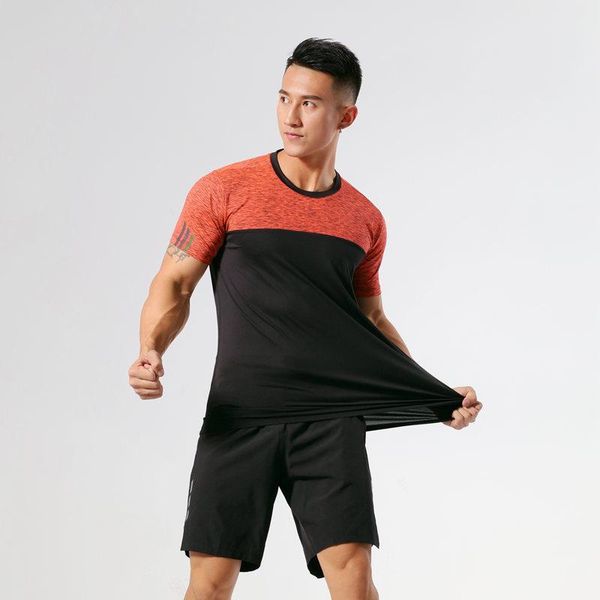 men quick dry breathable t-shirt running training cylcing fitness gym compression short sleeve sports wear jersey tee jerseys, Black;blue
men quick dry breathable t-shirt running training cylcing fitness gym compression short sleeve sports wear jersey tee jerseys, Black;blue