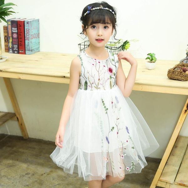 girl's dresses girl princess dress sleeveless embroidery formal evening summer wedding party children clothes prom gowns 6-14y, Red;yellow
girl's dresses girl princess dress sleeveless embroidery formal evening summer wedding party children clothes prom gowns 6-14y, Red;yellow
