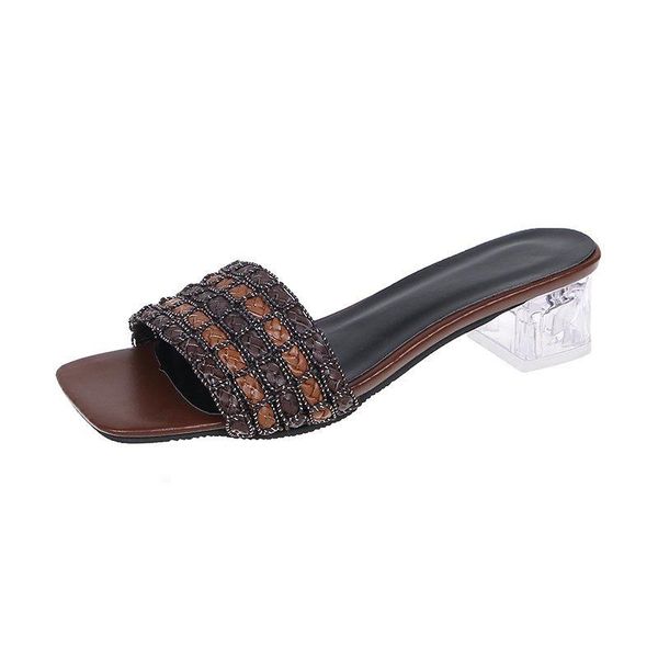 slippers casual summer women's fashion simple trend open-toe vamp rhinestone decoration all-match 2021, Black
slippers casual summer women's fashion simple trend open-toe vamp rhinestone decoration all-match 2021, Black