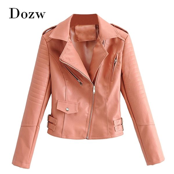 solid pu faux leather jacket coat women fashion long sleeve zipper motorcyle jackets high street ladies outerwear 210515, Black
solid pu faux leather jacket coat women fashion long sleeve zipper motorcyle jackets high street ladies outerwear 210515, Black