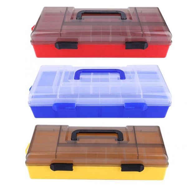 fishing accessories plastic box portable tackle two-layer foldable durable storage tools
fishing accessories plastic box portable tackle two-layer foldable durable storage tools