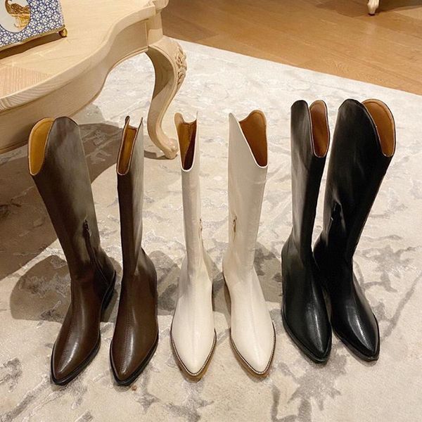 boots taoffen 35~40 size women's leather knee high pointed toe stiletto non-slip party club winter women shoes boot, Black
boots taoffen 35~40 size women's leather knee high pointed toe stiletto non-slip party club winter women shoes boot, Black
