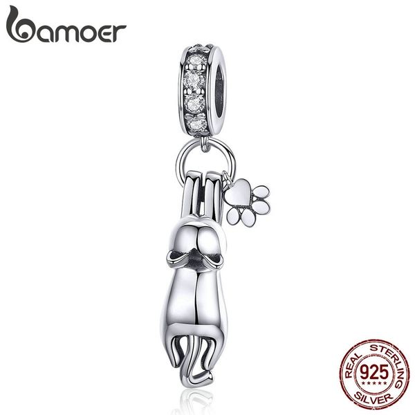 bamoer 925 sterling silver sticky cat footprints pendant charms fit women bracelets necklaces jewelry making scc930, White
bamoer 925 sterling silver sticky cat footprints pendant charms fit women bracelets necklaces jewelry making scc930, White