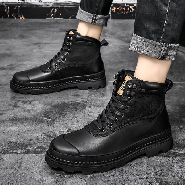 boots 2021 men fur warm ankle for male shoes motocycle snow winter big size 47, Black
boots 2021 men fur warm ankle for male shoes motocycle snow winter big size 47, Black