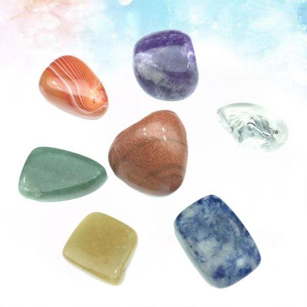 decorative objects & figurines 1 set chakra stones crystals irregular healing colorful gemstone tumbled polished natural for grounding b
decorative objects & figurines 1 set chakra stones crystals irregular healing colorful gemstone tumbled polished natural for grounding b