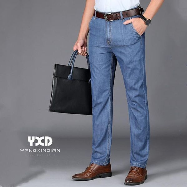 men's jeans summer autumn men's business casual stretch mid slim classic trousers solid denim pants men size 28-42 clothing, Blue
men's jeans summer autumn men's business casual stretch mid slim classic trousers solid denim pants men size 28-42 clothing, Blue