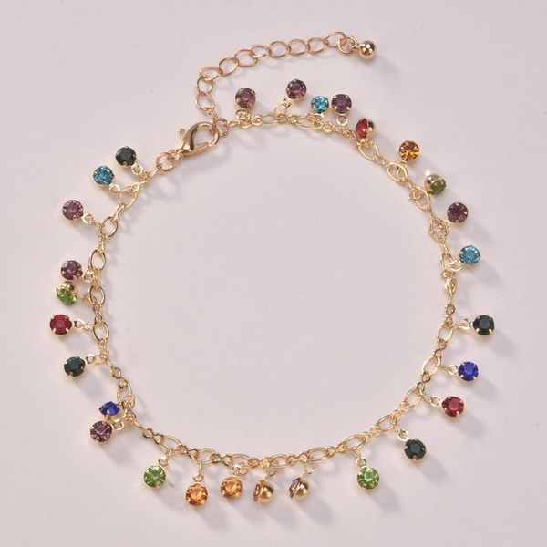 anklets retro woman fashion anklet women simple elegant ladies party jewelry colorful crystal pendant gold color metal armband, Red;blue
anklets retro woman fashion anklet women simple elegant ladies party jewelry colorful crystal pendant gold color metal armband, Red;blue