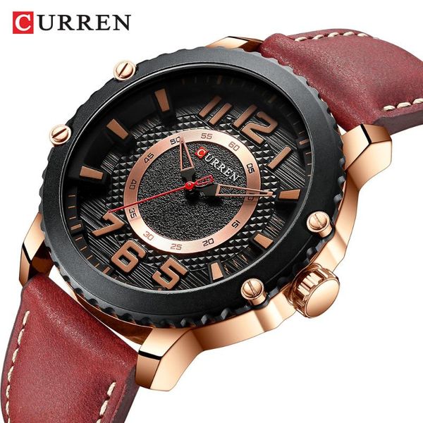 mens watches waterproof sport wrist watch quartz military leather strap relogio masculino 8341 wristwatches, Slivery;brown
mens watches waterproof sport wrist watch quartz military leather strap relogio masculino 8341 wristwatches, Slivery;brown