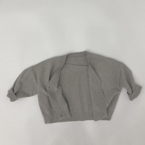 pullover children girls boys casual sweaters spring and autumn cardigan jackets baby children's solid color clothing, Blue 
pullover children girls boys casual sweaters spring and autumn cardigan jackets baby children's solid color clothing, Blue