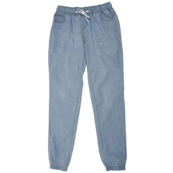 women casual jogger pants drawstring elastic waisted jeans solid ladies denim slim leggings women's, Blue
women casual jogger pants drawstring elastic waisted jeans solid ladies denim slim leggings women's, Blue