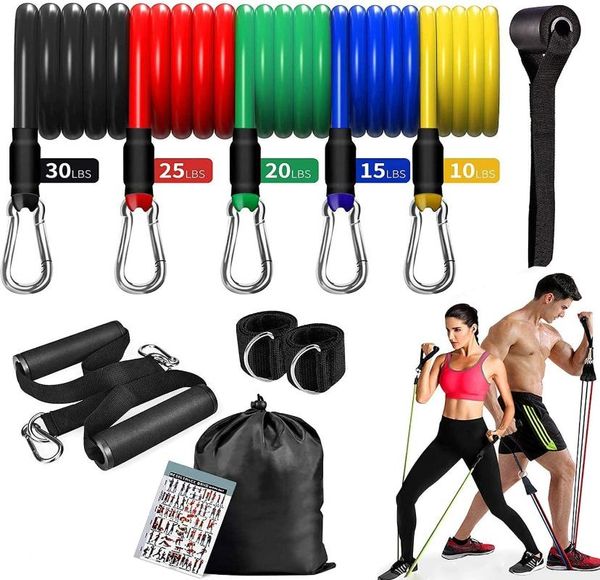 11/16 pces set pull rope latex fitness exercise resistance bands elastic exercises body workout strength gym equipment
11/16 pces set pull rope latex fitness exercise resistance bands elastic exercises body workout strength gym equipment