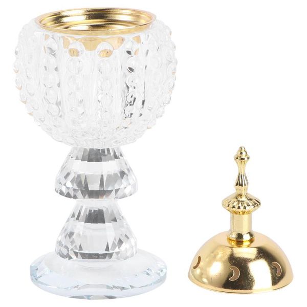 1pc exotic style incense burner charming censer household aroma furnace (golden) fragrance lamps
1pc exotic style incense burner charming censer household aroma furnace (golden) fragrance lamps