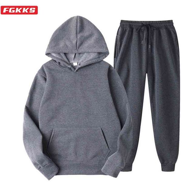 fgkks men spring sets hoodie+pants two-pieces casual solid color tracksuit male fashion sportswear set brand sweatsuit men 210916, Gray
fgkks men spring sets hoodie+pants two-pieces casual solid color tracksuit male fashion sportswear set brand sweatsuit men 210916, Gray