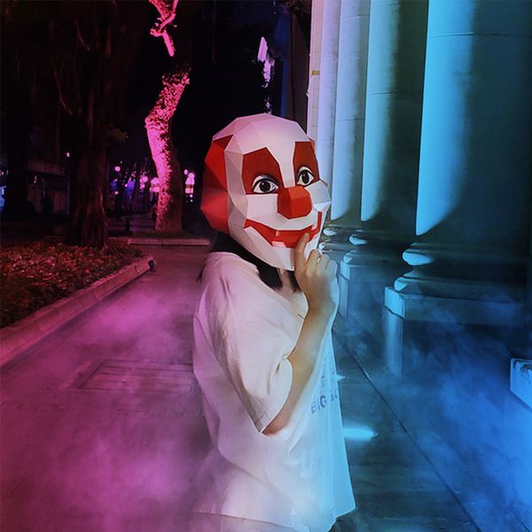 mascot doll costume 3d paper mold movie anime clown head mask headgear halloween props woman men party role play dress up diy craft masks, Red;yellow
mascot doll costume 3d paper mold movie anime clown head mask headgear halloween props woman men party role play dress up diy craft masks, Red;yellow