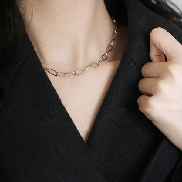 chains ins fashion 925 sterling silver hiphop necklace simple geometric handmade clavicle chain party jewelry gifts for women
chains ins fashion 925 sterling silver hiphop necklace simple geometric handmade clavicle chain party jewelry gifts for women