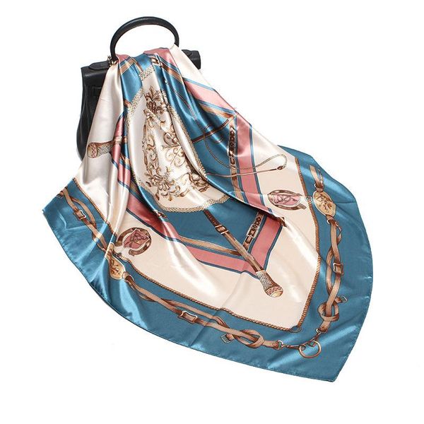 scarves bonjean 90cm*90cm women print silk scarf 2021 headband fashion small square, Blue;gray
scarves bonjean 90cm*90cm women print silk scarf 2021 headband fashion small square, Blue;gray