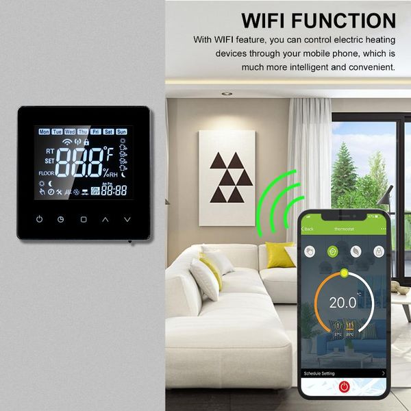 smart home control lcd touch-screen wifi thermostat electric floor heating water/gas boiler temperature remote controller for google
smart home control lcd touch-screen wifi thermostat electric floor heating water/gas boiler temperature remote controller for google