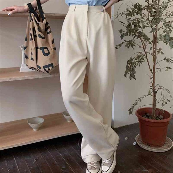women's pants & capris new solid prom chic high street femme casual elegance all match plus size loose ol straight trousers cy, Black;white
women's pants & capris new solid prom chic high street femme casual elegance all match plus size loose ol straight trousers cy, Black;white