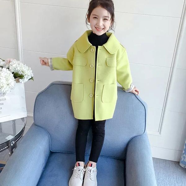 retro splicing jacket winter spring coat outerwear children clothes school kids costume teenage girl clothing woolen cloth h, Blue;gray
retro splicing jacket winter spring coat outerwear children clothes school kids costume teenage girl clothing woolen cloth h, Blue;gray