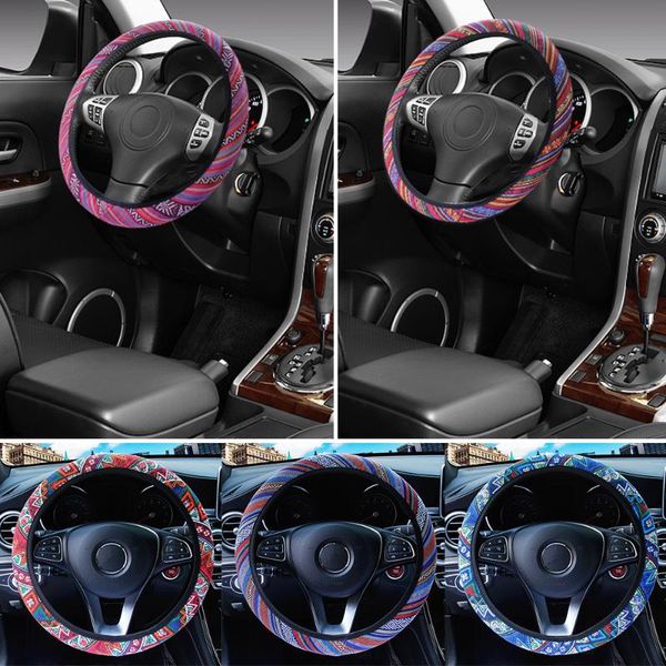 steering wheel covers universal elastic car cover ethnic style suitable for 37-38cm linen anti slip breathable interior accessories 
steering wheel covers universal elastic car cover ethnic style suitable for 37-38cm linen anti slip breathable interior accessories