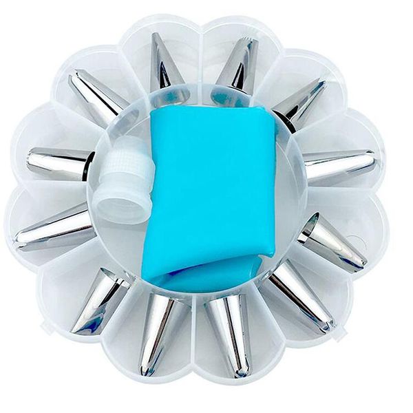 14pcs/set pastry bag tips kitchen diy cake icing piping cream decorating tools reusable bags+nozzle set stainless steel baking
14pcs/set pastry bag tips kitchen diy cake icing piping cream decorating tools reusable bags+nozzle set stainless steel baking