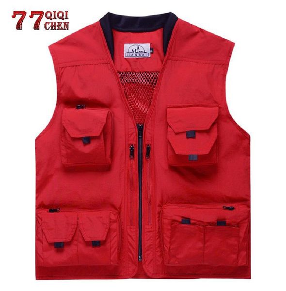 men's vests qiqichen fashion fisherman vest tactical military pographers director clothes brand casual breathable multi pocket, Black;white
men's vests qiqichen fashion fisherman vest tactical military pographers director clothes brand casual breathable multi pocket, Black;white