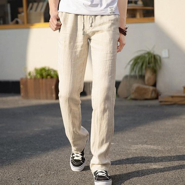 men's pants 2021 ordinary casual thin spring and summer non elastic daily loose mid waist, Black
men's pants 2021 ordinary casual thin spring and summer non elastic daily loose mid waist, Black