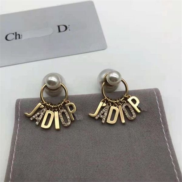 70% off outlet online 2021 family letter diamond pearl earrings silver needle earrings female, Golden
70% off outlet online 2021 family letter diamond pearl earrings silver needle earrings female, Golden