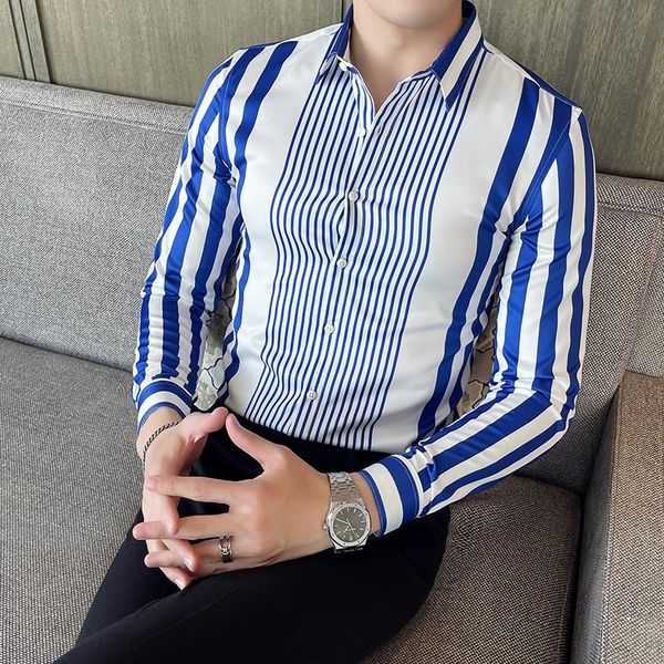 men's casual shirts plus size 4xl- autumn long sleeve striped shirt men clothing 2021 all match slim fit tuxedo business formal wear c, White;black
men's casual shirts plus size 4xl- autumn long sleeve striped shirt men clothing 2021 all match slim fit tuxedo business formal wear c, White;black