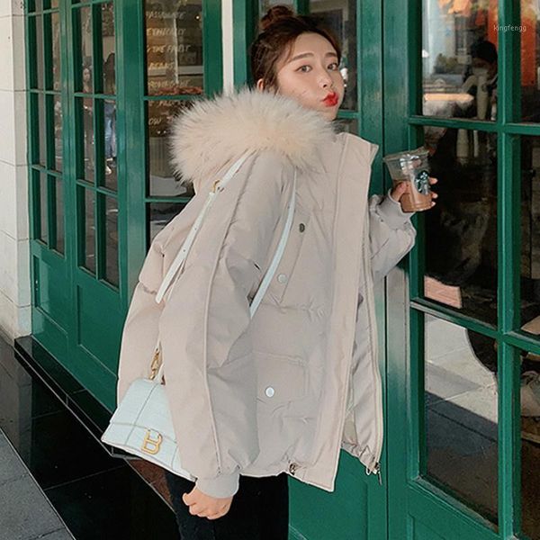 women's down & parkas winter woman cotton thick jacket women short coat female hooded korean casual outwear manteau femme hiver 2021 wp, Black
women's down & parkas winter woman cotton thick jacket women short coat female hooded korean casual outwear manteau femme hiver 2021 wp, Black