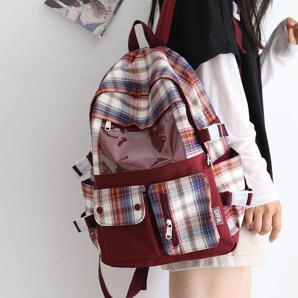 backpack vintage checkered women bag female plaid shoulder school bags for teenage girls korean travel backpacks ruckpack
backpack vintage checkered women bag female plaid shoulder school bags for teenage girls korean travel backpacks ruckpack