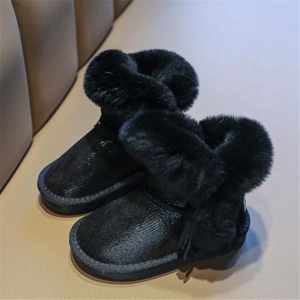 australian genuine leather fashion girls snow boots for children warm winter child shoes sequins pendant tassel cotton, Black;grey
australian genuine leather fashion girls snow boots for children warm winter child shoes sequins pendant tassel cotton, Black;grey