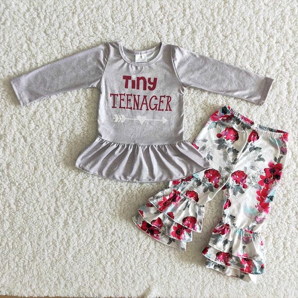 girl fashion long sleeve outfits kids letters design and ruffle pants teenagers flowers clothing set, White
girl fashion long sleeve outfits kids letters design and ruffle pants teenagers flowers clothing set, White