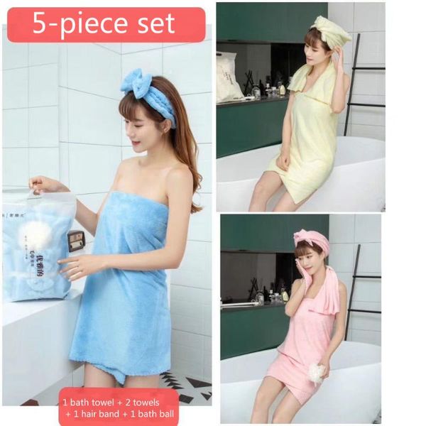 towel 5pcs bath set absorbent quick-drying soft coral fleece 5-piece towels bathroom
towel 5pcs bath set absorbent quick-drying soft coral fleece 5-piece towels bathroom
