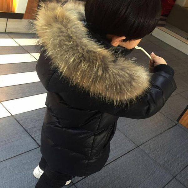 down coat big fur jacket for girls boys winter kids baby clothes children's black jackets hooded outerwear, Blue;gray
down coat big fur jacket for girls boys winter kids baby clothes children's black jackets hooded outerwear, Blue;gray