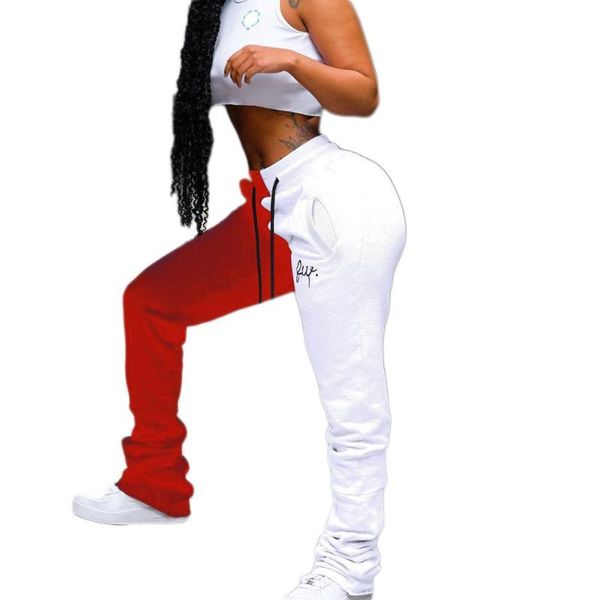 women's pants & capris contrast color letter printting pocket folding all-match women trousers 2021 autumn fashion drawstring, Black;white
women's pants & capris contrast color letter printting pocket folding all-match women trousers 2021 autumn fashion drawstring, Black;white