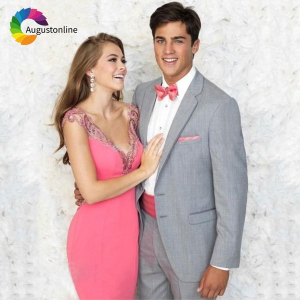 men's suits & blazers gray wedding men groom tuxedos 2 pieces (jacket+pants) slim fit bridegroom man prom business wear revy, White;black
men's suits & blazers gray wedding men groom tuxedos 2 pieces (jacket+pants) slim fit bridegroom man prom business wear revy, White;black
