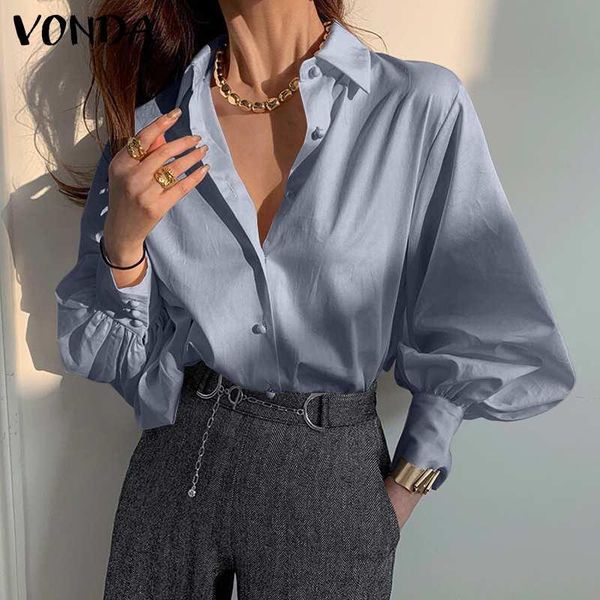 women's blouses & shirts s- women casual turn down collar button up vonda loose solid color bohemian shirt ladies office, White
women's blouses & shirts s- women casual turn down collar button up vonda loose solid color bohemian shirt ladies office, White
