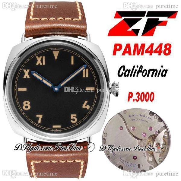 zf zf448 00448 california 3 days p.3000 hand winding mens watch mechanical 47mm steel case black dial brown leather strap super edition p300, Slivery;brown
zf zf448 00448 california 3 days p.3000 hand winding mens watch mechanical 47mm steel case black dial brown leather strap super edition p300, Slivery;brown
