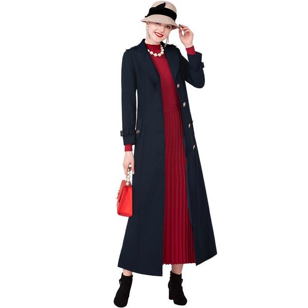 women's trench coats fashion office lady coat autumn navy windbreaker plus size luxury single breasted women muslim outwear dz1051, Tan;black
women's trench coats fashion office lady coat autumn navy windbreaker plus size luxury single breasted women muslim outwear dz1051, Tan;black