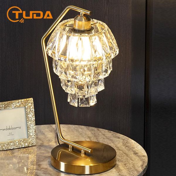 table lamps tuda modern luxury crystal lamp for bedroom living room bedside home decoration bed
table lamps tuda modern luxury crystal lamp for bedroom living room bedside home decoration bed