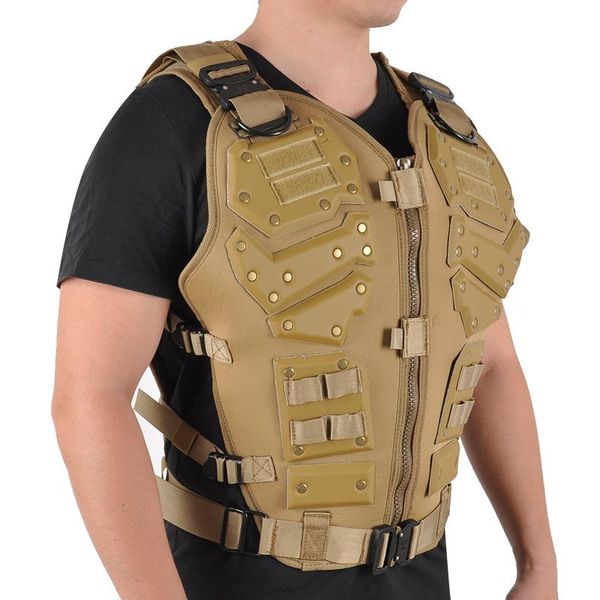 hunting jackets tactical vest armor vests men cs training size adjustable field battle, Camo;black
hunting jackets tactical vest armor vests men cs training size adjustable field battle, Camo;black