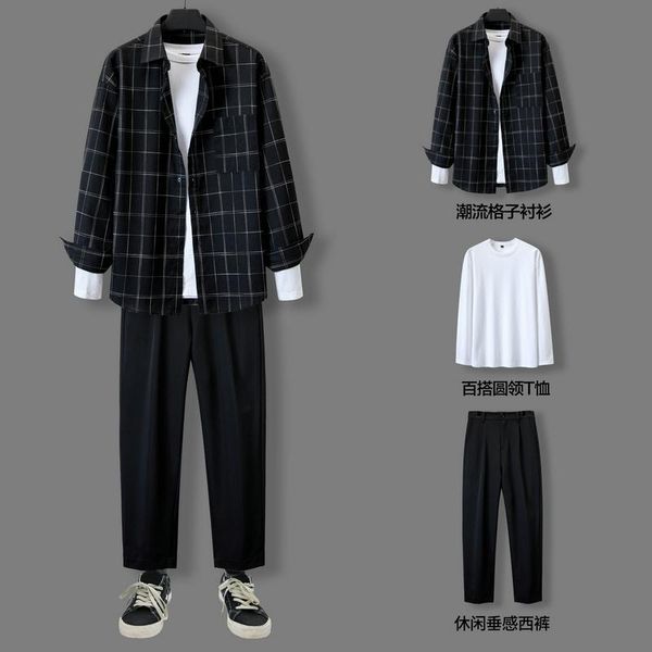 men's tracksuits men casual sets sweat suits matching spring autumn fashion trend shirts pants ropa de hombre clothingbc50tz, Gray
men's tracksuits men casual sets sweat suits matching spring autumn fashion trend shirts pants ropa de hombre clothingbc50tz, Gray