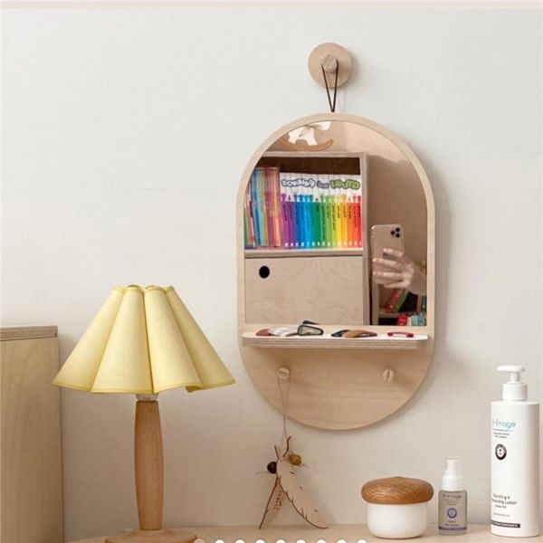 other home decor nordic wooden mirror dressing table storage shelf log wall hanging decoration pography props
other home decor nordic wooden mirror dressing table storage shelf log wall hanging decoration pography props