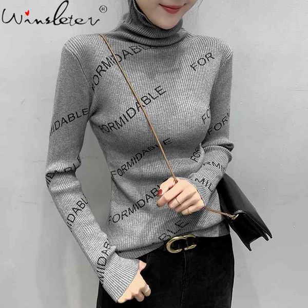 women's sweaters autumn winter knitted sweater women european clothes letter ropa mujer turtleneck pullover long sleeve m0770, White;black
women's sweaters autumn winter knitted sweater women european clothes letter ropa mujer turtleneck pullover long sleeve m0770, White;black