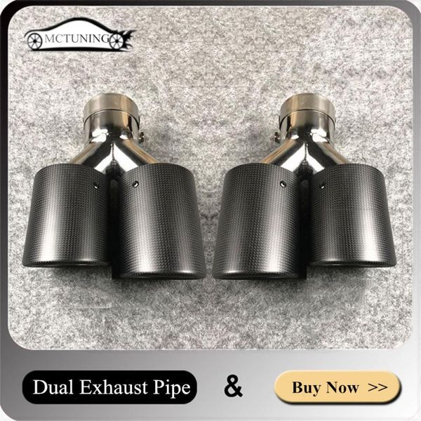 motorcycle exhaust system one pair carbon fiber stainless steel muffler tip for akrapovic pipe matte black car accessories nozzles tailpipe
motorcycle exhaust system one pair carbon fiber stainless steel muffler tip for akrapovic pipe matte black car accessories nozzles tailpipe