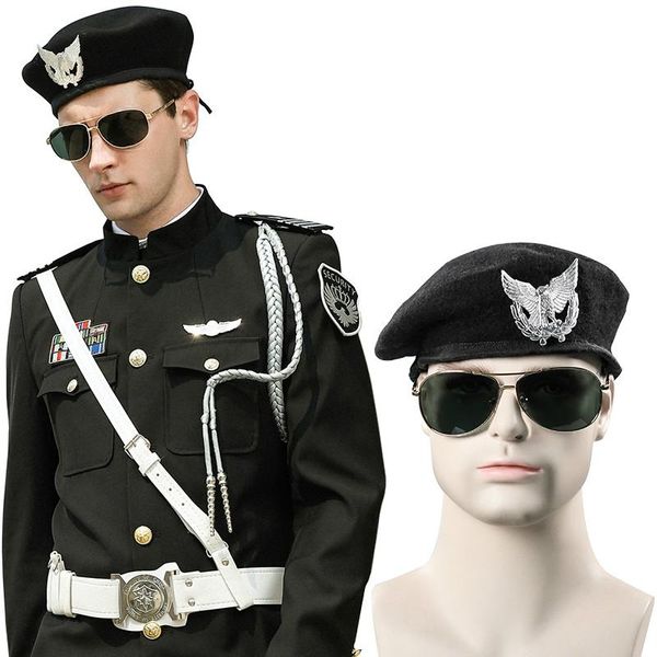 berets security guard wool beret men women work hat etiquette air pilot performance caps autumn winter fashion, Blue;gray
berets security guard wool beret men women work hat etiquette air pilot performance caps autumn winter fashion, Blue;gray