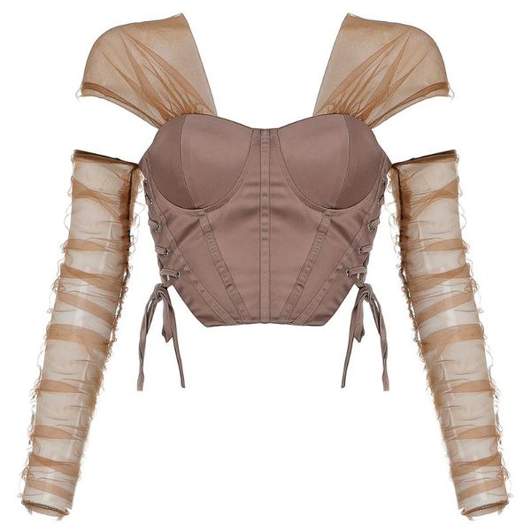 women's blouses & shirts 2021 feminine off shoulder fashion corset knitted butterfly sleeve retro satin chic hook, White
women's blouses & shirts 2021 feminine off shoulder fashion corset knitted butterfly sleeve retro satin chic hook, White