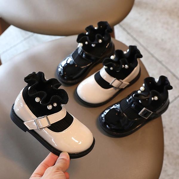 sandals girls boots autumn winter shoes kids knitting sock ankle pearls rufflers princess children leather booties, Black;red
sandals girls boots autumn winter shoes kids knitting sock ankle pearls rufflers princess children leather booties, Black;red